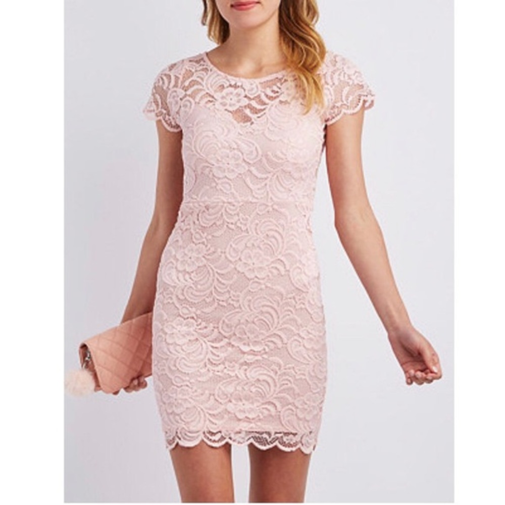 Lace bodycon dress